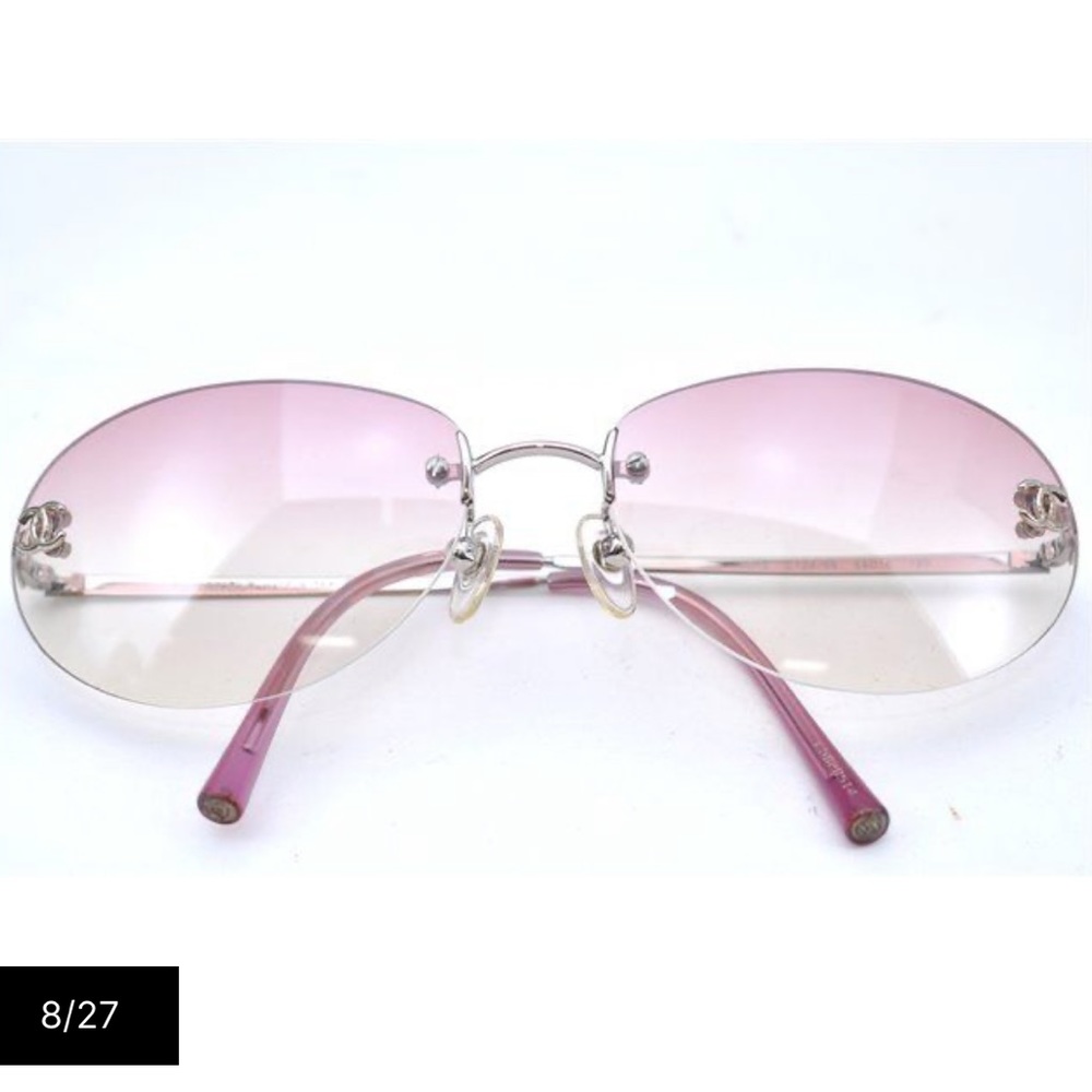 Vintage Chanel Pink Ombré Glasses / Sunglasses - super rare find